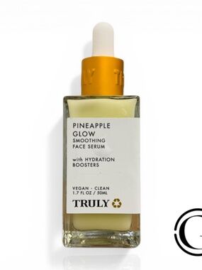 Truly Beauty Pineapple Glow Smoothing Face Serum Brightening ~ 1.7 fl oz / 50 ml